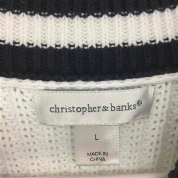 π Christipher & Banks Knit Bomber π¬π - Picture 6 of 6